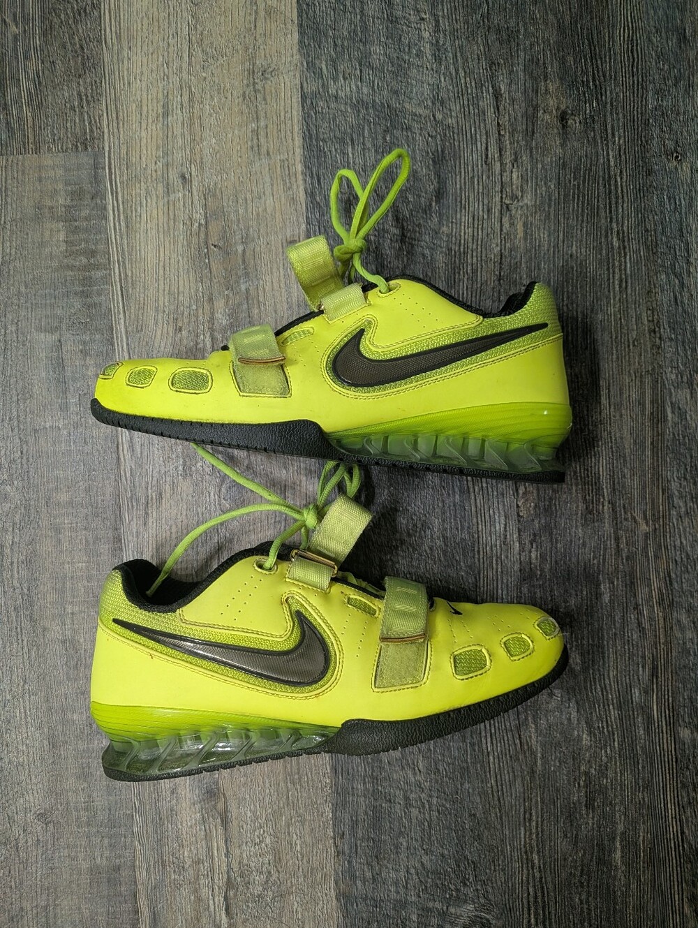 Nike Romaleos 2 Weightlifting Shoes Mens Size 11 Volt Color
